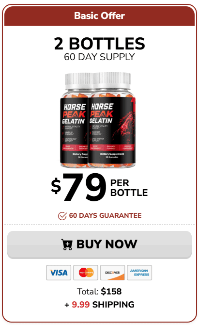 horse peak gelatin 2 bottles price